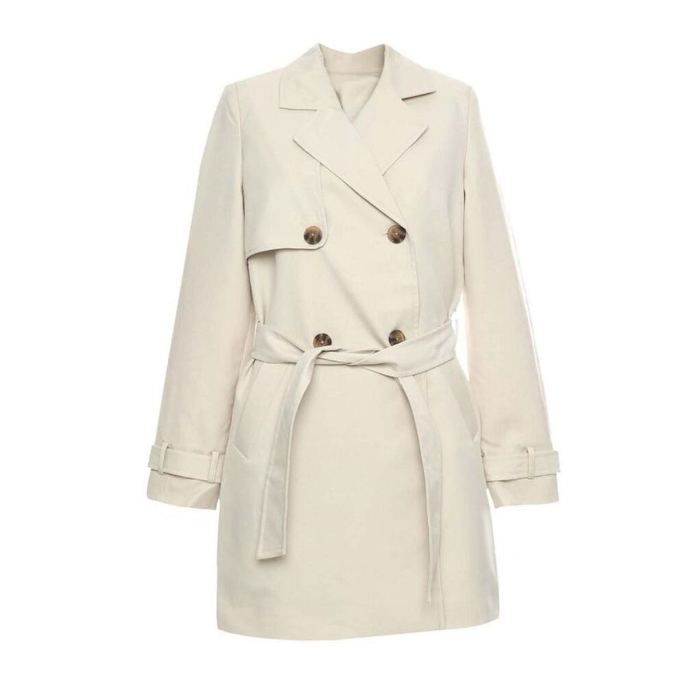 Vero Moda Womens/Ladies Polyester Trench Coat / Oatmeal